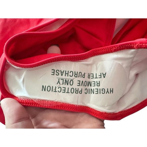 NWT Summersalt The Sea Breeze Cutout One-Piece Swimsuit Swim Red White Sz 2 - Picture 6 of 10